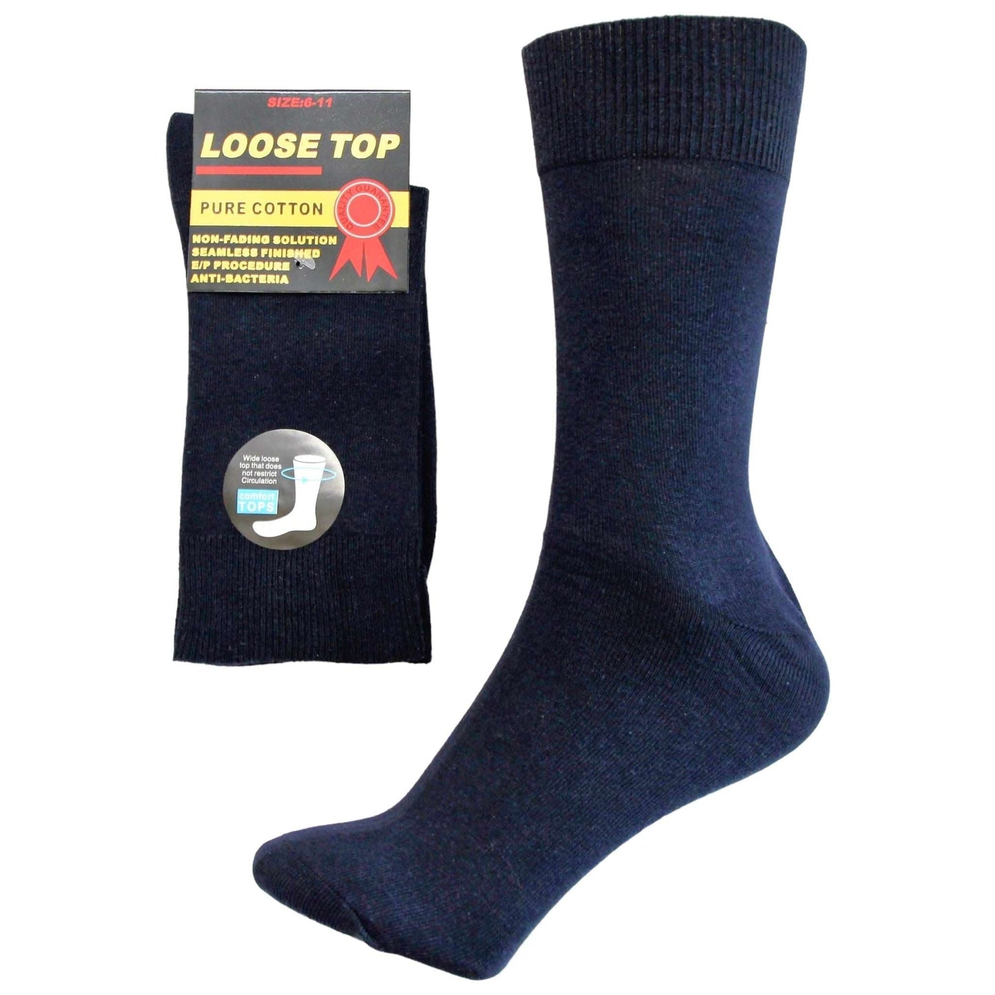 Pure Cotton Loose Top Socks - Sox Magic