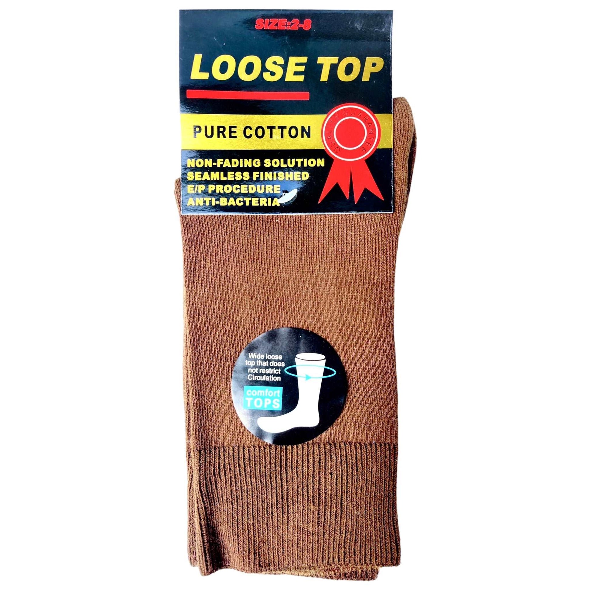 Pure Cotton Loose Top Socks - Sox Magic