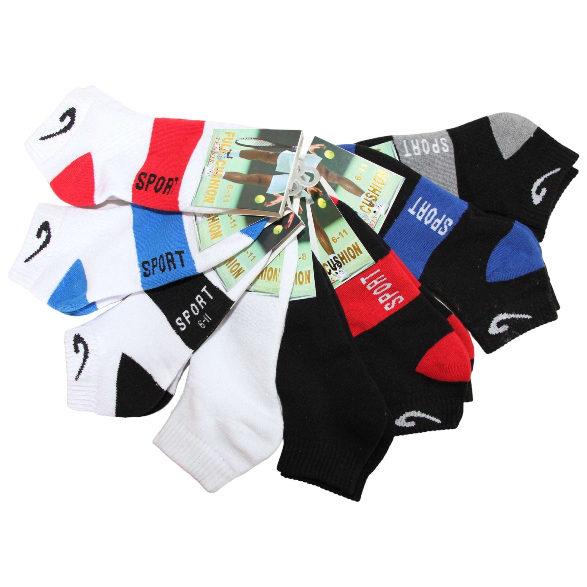 Pure Cotton Sport Ankle Socks - Sox Magic