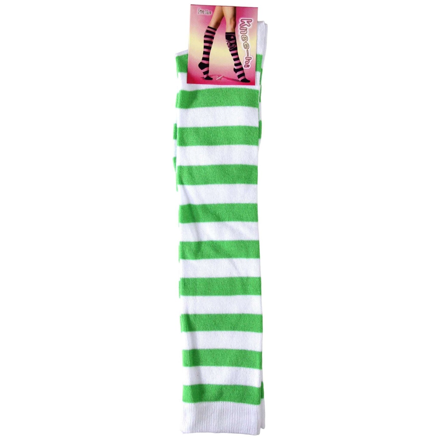 Pure Cotton Striped Knee High Socks - Sox Magic