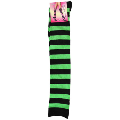 Pure Cotton Striped Knee High Socks - Sox Magic