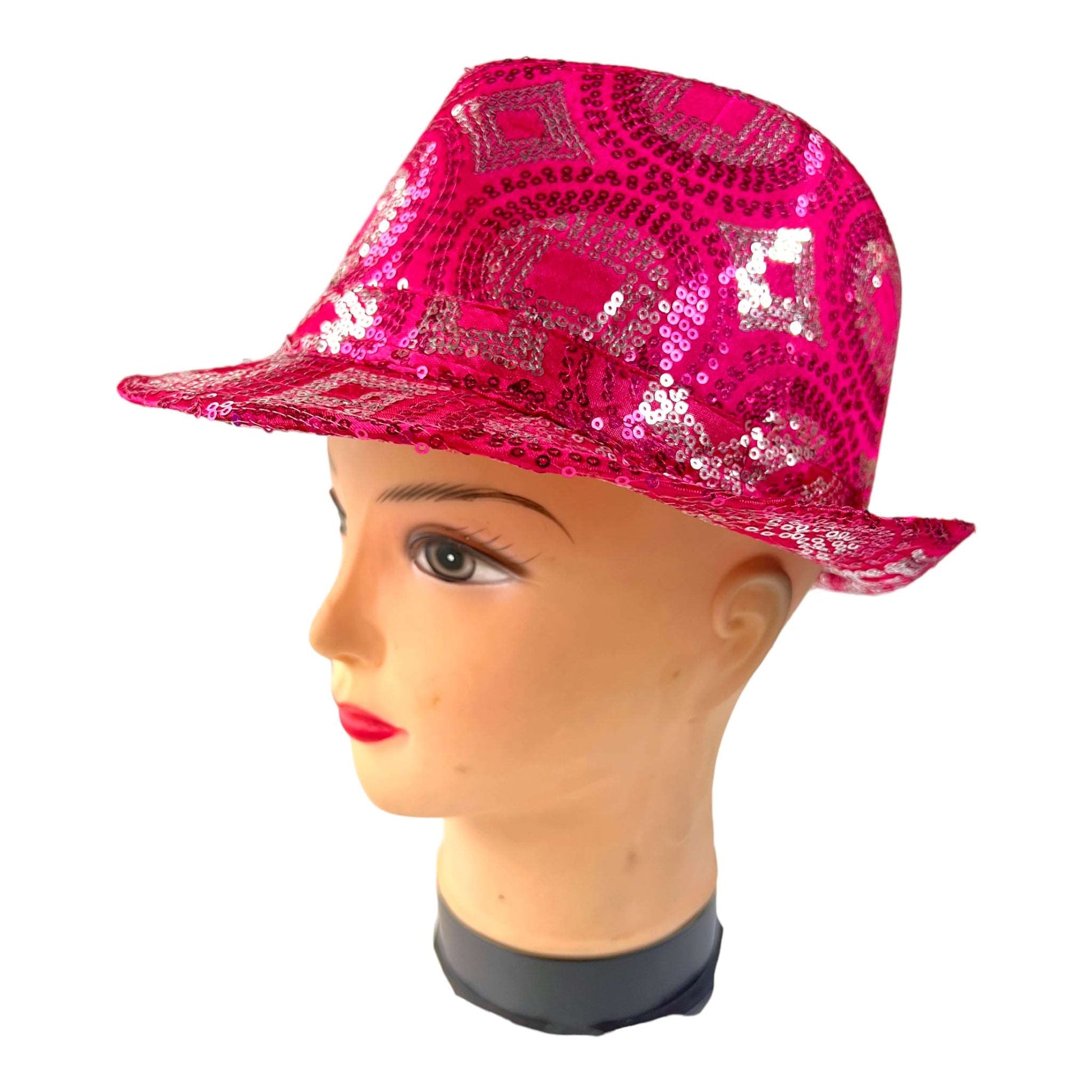 Sequin Fedora Hat 58cm - Sox Magic