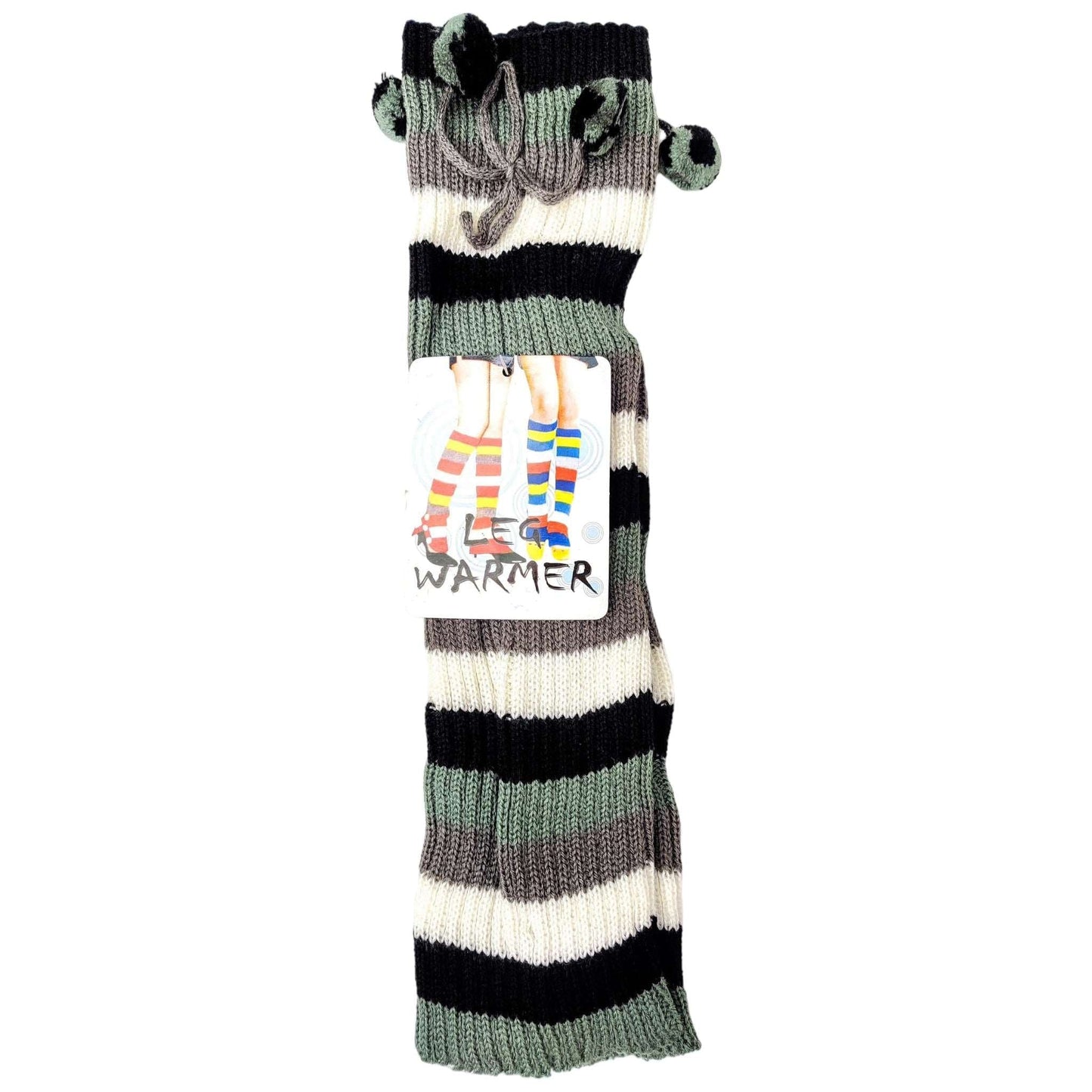 Striped Leg Warmers - Assorted - Sox Magic